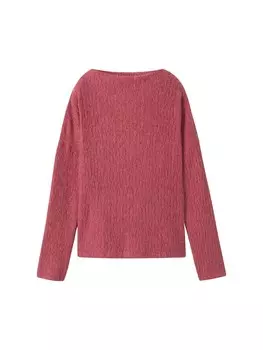 Лонгслив TOM TAILOR Shirt, красный