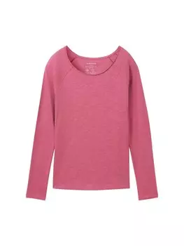 Лонгслив TOM TAILOR Shirt, розовый