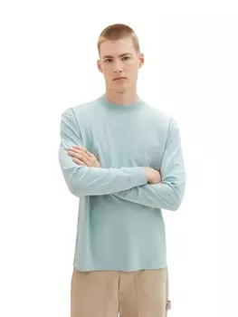 Лонгслив Tom Tailor, светло-синий