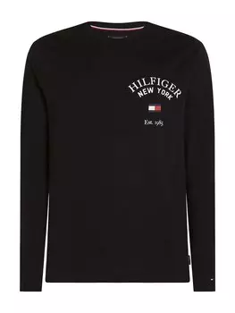 Лонгслив Tommy Hilfiger, черный