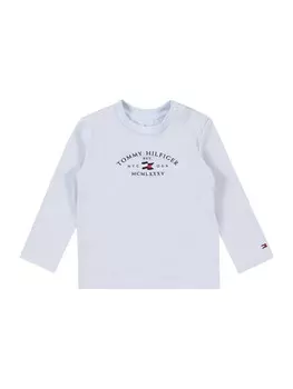 Лонгслив TOMMY HILFIGER ESSENTIAL, светло-голубой