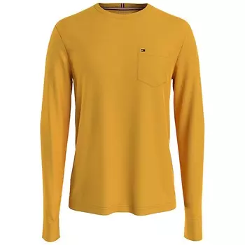 Лонгслив Tommy Hilfiger Essential, желтый
