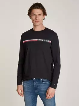 Лонгслив Tommy Hilfiger Longsleeve, черный