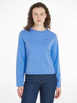 Лонгслив Tommy Hilfiger, светло-синий