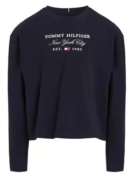 Лонгслив Tommy Hilfiger, темно-синий