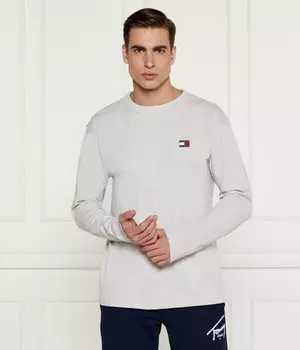 Лонгслив Tommy Jeans Regular Fit, серый