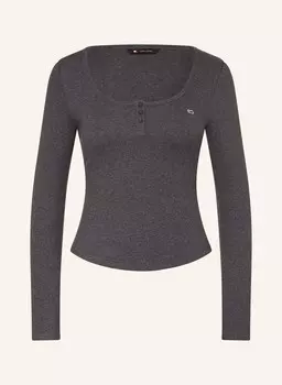 Лонгслив TOMMY JEANS, серый