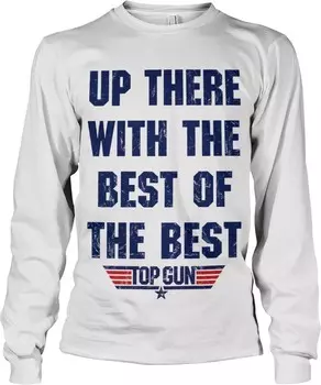 Лонгслив TOP GUN, белый