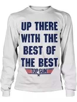 Лонгслив TOP GUN, белый