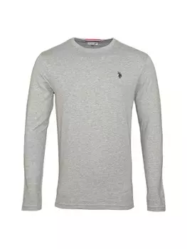 Лонгслив U.S. Polo Assn. Pullover, серый