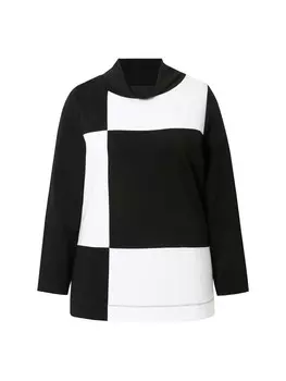 Лонгслив Ulla Popken Longsleeve, черный