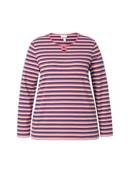 Лонгслив Ulla Popken Longsleeve, цвет himbeere