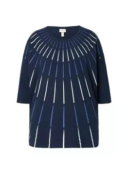 Лонгслив Ulla Popken Longsleeve, цвет marine