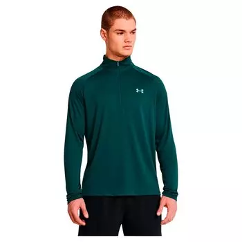 Лонгслив Under Armour Tech 2.0 Half Zip, зеленый