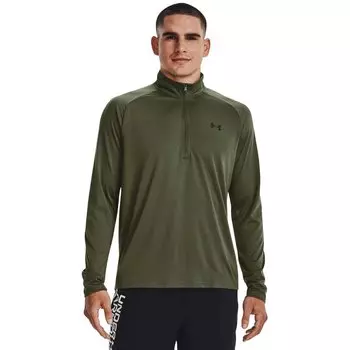 Лонгслив Under Armour Tech™ 2.0 Half Zip, зеленый