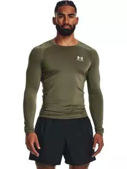 Лонгслив Under Armour, зеленый