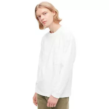 Лонгслив Uniqlo U Crew Neck, белый