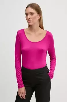 Лонгслив United Colors of Benetton, розовый