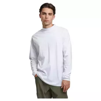 Лонгслив Urban Classics Mock Neck, белый