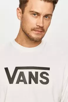 Лонгслив Vans, белый