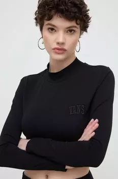Лонгслив Vans, черный