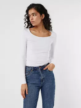Лонгслив Vero Moda, белый