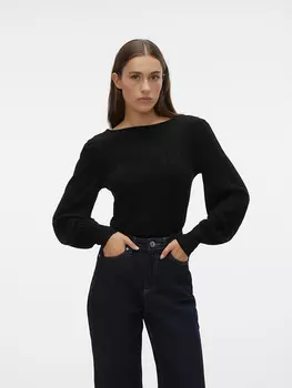 Лонгслив Vero Moda, черный