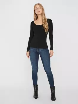 Лонгслив Vero Moda, черный