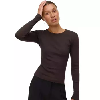 Лонгслив Vero Moda Chloe, коричневый
