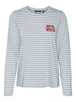 Лонгслив Vero Moda Longsleeve Oya, серый
