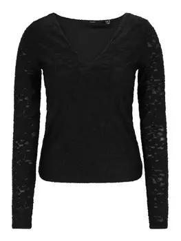 Лонгслив Vero Moda RIVA, черный