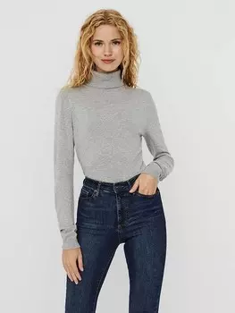 Лонгслив Vero Moda, серый