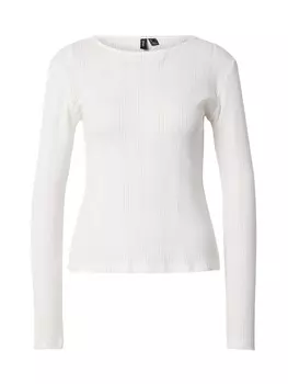 Лонгслив VERO MODA Shirt VMLisa, белый
