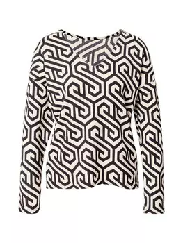 Лонгслив VERO MODA Shirt VMMERVE, бежевый