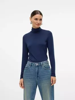 Лонгслив Vero Moda, синий