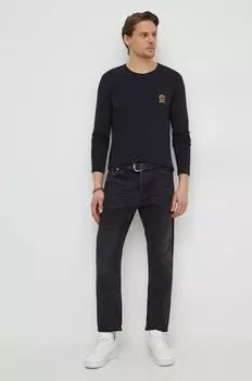 Лонгслив Versace, черный