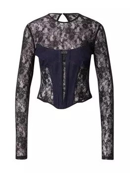 Лонгслив Versace Jeans Couture Shirt, синий