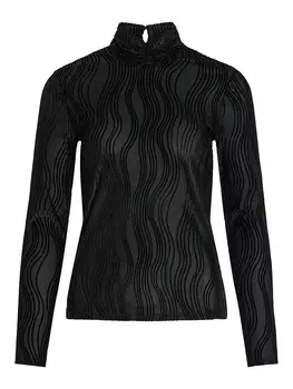 Лонгслив Vila Longsleeve, черный