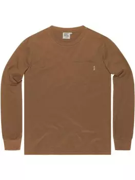 Лонгслив Vintage Industries, коричневый