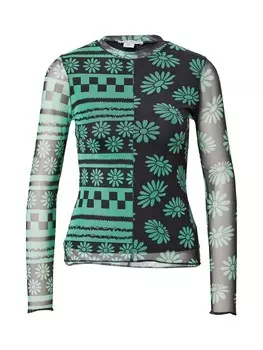 Лонгслив Warehouse KARA, цвет Green/Black