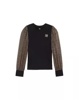 Лонгслив WE Fashion Shirt, темно-коричневый