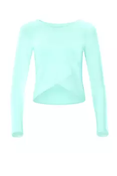 Лонгслив Winshape Functional Light and Soft Cropped Long Sleeve Top AET131LS, цвет delicate mint