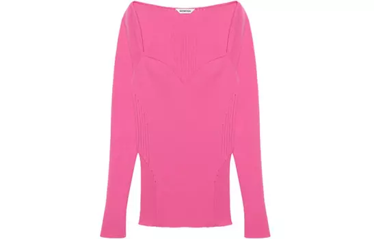 Лонгслив женский Balenciaga, розовый