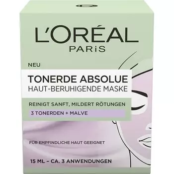 Loreal Absolute Pure Clay Skin Успокаивающая маска для лица 15 мл L'Oral