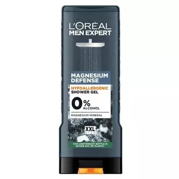 Loreal Men Expert Гель для душа с магнием и защитой от магнезии для мужчин 400 мл L'Oral
