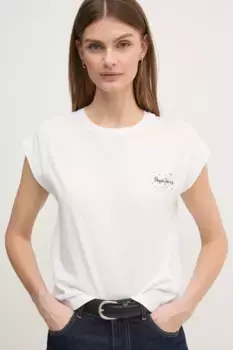 LORENA хлопковая футболка Pepe Jeans, белый