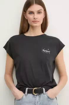 LORENA хлопковая футболка Pepe Jeans, черный