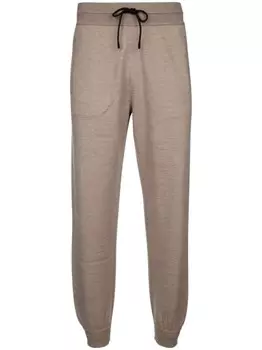 Loro Piana спортивные штаны на шнурке, нейтральный цвет