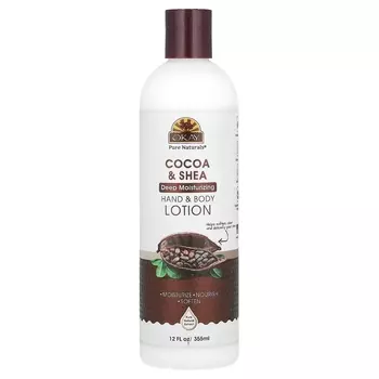 Лосьон Okay Pure Naturals Cocoa & Shea для рук и тела, 355 мл
