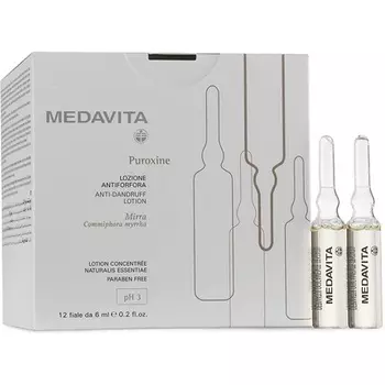Лосьон против перхоти Medavita Puroxine, 6 мл, 12 шт.